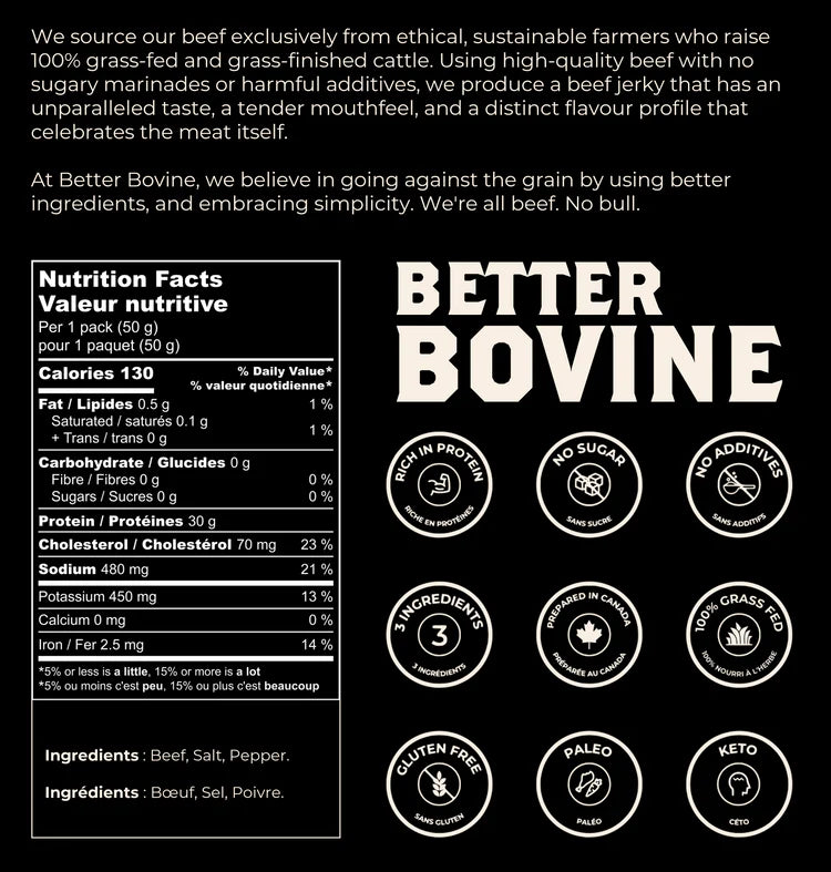 Better Bovine Beef Jerky