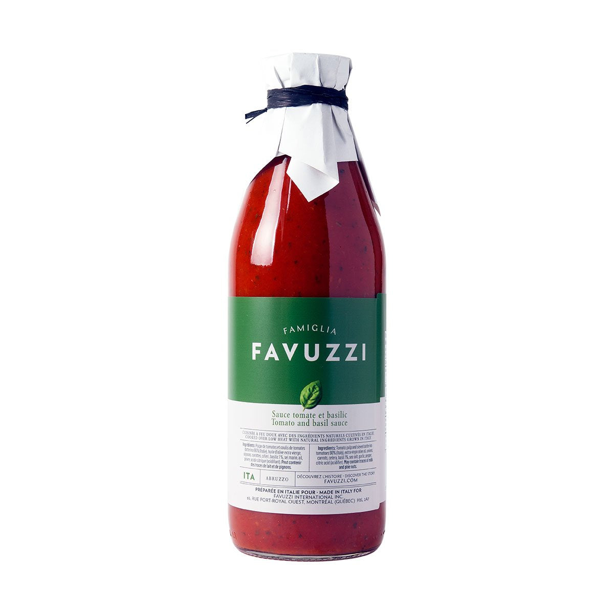 Favuzzi Basil Sauce