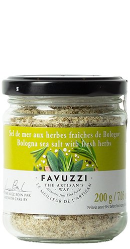 Sea salt with fresh herbs