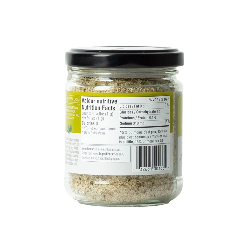 Sea salt with fresh herbs