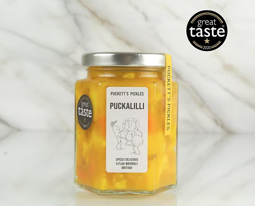 Puckalilli - Spicily delicious & flag-wavingly British!